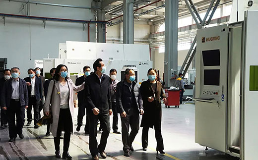 蘇州市副市長蔣來清等領(lǐng)導調(diào)研滬工機器人智能裝備產(chǎn)業(yè)基地